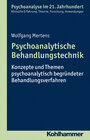 Buchcover Psychoanalytische Behandlungstechnik