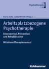 Buchcover Arbeitsplatzbezogene Psychotherapie