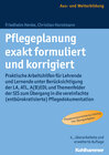 Buchcover Pflegeplanung exakt formuliert und korrigiert