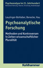 Buchcover Psychoanalytische Forschung