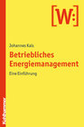 Buchcover Betriebliches Energiemanagement