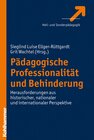 Buchcover Pädagogische Professionalität und Behinderung