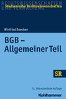 Buchcover BGB - Allgemeiner Teil