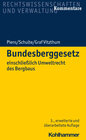 Buchcover Bundesberggesetz