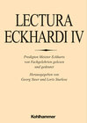 Buchcover Lectura Eckhardi IV