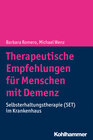 Buchcover Therapeutische Empfehlungen für Menschen mit Demenz