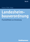 Buchcover Landesheimbauverordnung