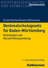 Buchcover Denkmalschutzgesetz für Baden-Württemberg
