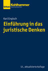 Buchcover Einführung in das juristische Denken