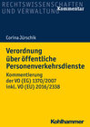 Buchcover Verordnung über öffentliche Personenverkehrsdienste