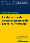 Buchcover Landespersonalvertretungsgesetz für Baden-Württemberg