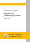 Buchcover Kommentierung Deutsche Kodierrichtlinien Version 2019