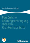 Buchcover Persönliche Leistungserbringung leitender Krankenhausärzte