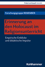 Buchcover Erinnerung an den Holocaust im Religionsunterricht
