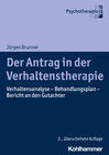 Buchcover Der Antrag in der Verhaltenstherapie