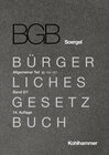 Buchcover Kommentar zum Bürgerlichen Gesetzbuch mit Einführungsgesetz und Nebengesetzen (BGB) (Soergel)