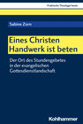 Buchcover Eines Christen Handwerk ist beten