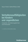 Buchcover Verhaltensauffälligkeiten bei Kindern und Jugendlichen