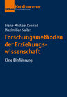 Buchcover Forschungsmethoden der Erziehungswissenschaft