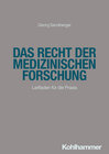 Buchcover Das Recht der medizinischen Forschung