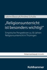 Buchcover "Religionsunterricht ist besonders wichtig!"