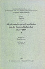 Buchcover Altwürttembergische Lagerbücher aus der österreichischen Zeit 1520-1534. Städte und Ämter Nagold, Calw-Zavelstein, Rosen