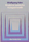 Buchcover Moderne spanische Kurzgrammatik