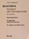Buchcover Sprachlehre Deutsch als Fremdsprache