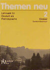 Buchcover Themen neu 2. Lehrwerk für Deutsch als Fremdsprache / Glossare