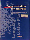 Buchcover Communication for Business. Zeitgemässe englische Handelskorrespondenz...