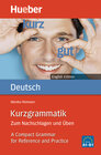 Buchcover Kurzgrammatik Deutsch English Edition