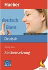 Buchcover deutsch üben Taschentrainer - Zeichensetzung