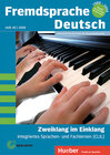 Buchcover Fremdsprache Deutsch Heft 40 (2009): Zweiklang im Einklang - Integriertes Sprachen- und Fachlernen (CLIL)