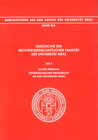 Buchcover Geschichte der Rechtswissenschaftlichen Fakultät der Universität Graz