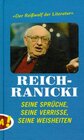 Buchcover Jauch und Reich Ranicki Display / Reich Ranicki - Seine Sprüche, seine Verisse, seine Weisheiten