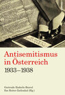 Buchcover Antisemitismus in Österreich 1933–1938
