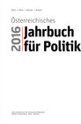 Buchcover Österreichisches Jahrbuch für Poltik 2016