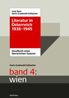 Buchcover Literatur in Österreich 1938-1945