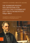 Buchcover Die Korrespondenz des Ministers für Cultus und Unterricht Leo Thun-Hohenstein (1849-1860)