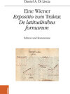 Buchcover Eine Wiener "Expositio" zum Traktat "De latitudinibus formarum"