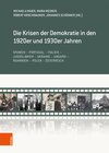 Buchcover Die Krisen der Demokratie in den 1920er und 1930er Jahren -  (ePub)
