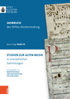 Buchcover Studien zur Alten Musik in klösterlichen Archiven