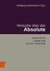 Buchcover Versuche über das Absolute