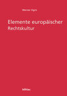 Buchcover Elemente europäischer Rechtskultur