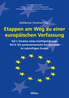 Buchcover Etappen am Weg zu einer europäischen Verfassung