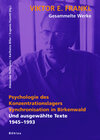 Buchcover Viktor E. Frankl - Gesammelte Werke / Psychologie des Konzentrationslagers. Synchronisation in Birkenwald
