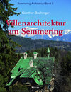 Buchcover Semmering Architektur / Villenarchitektur am Semmering