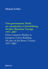 Buchcover Vom gemeinsamen Markt zur Europäischen Unionsbildung