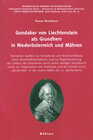 Buchcover Gundaker von Liechtenstein als Grundherr in Niederösterreich und Mähren