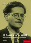 Buchcover H. G. Adler (1910-1988)